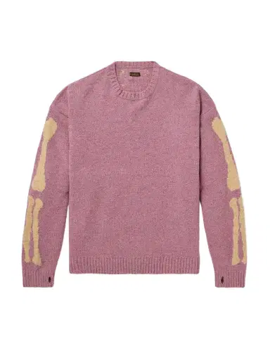 KAPITAL Bone Oversized Intarsia Wool Sweater - Men | Thumbnail 1 KAPITAL Bone Oversized Intarsia Wool Sweater - Men | Thumbnail 1