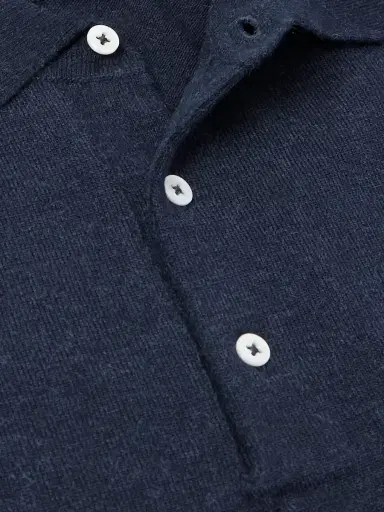 Drake's Wool and Alpaca-Blend Polo Shirt - Men | Thumbnail 5