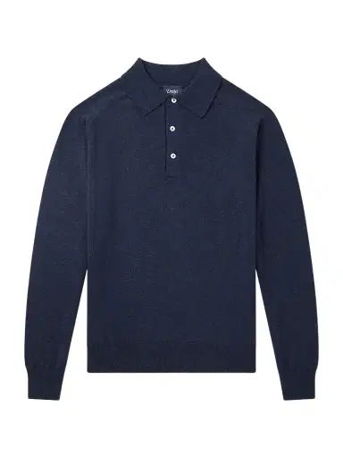 Drake's Wool and Alpaca-Blend Polo Shirt - Men | Thumbnail 1