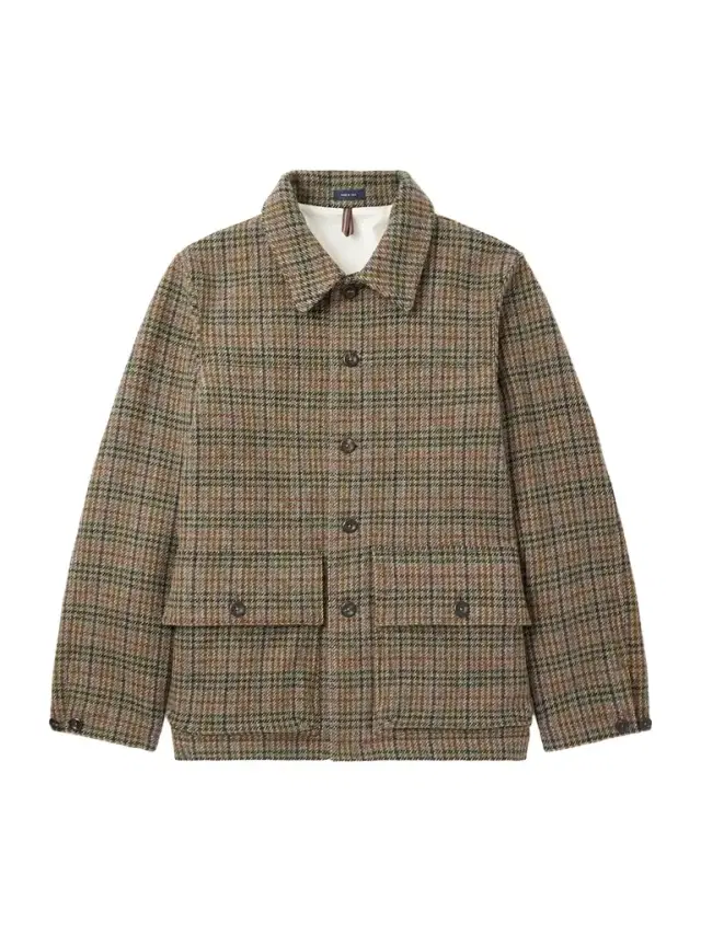 Checked Wool-Tweed Jacket - Men
