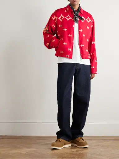 KAPITAL Ainu Mosir Printed Lyocell-Twill Jacket - Men | Thumbnail 2