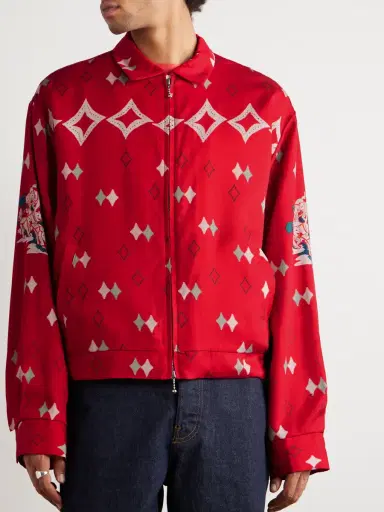 KAPITAL Ainu Mosir Printed Lyocell-Twill Jacket - Men | Thumbnail 3