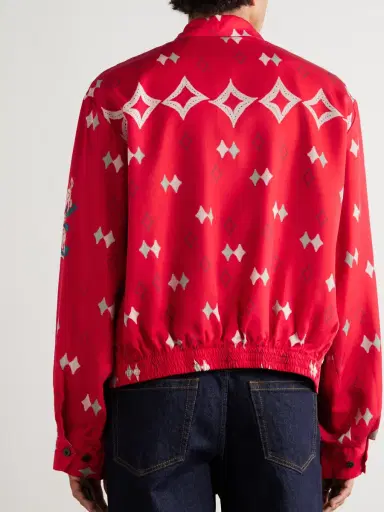 KAPITAL Ainu Mosir Printed Lyocell-Twill Jacket - Men | Thumbnail 4