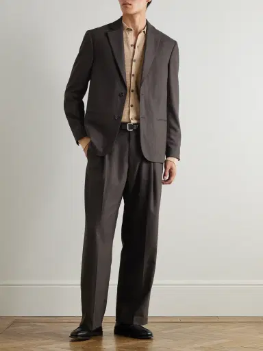 NN07 Kay Straight-Leg Pleated Woven Trousers - Men | Thumbnail 2