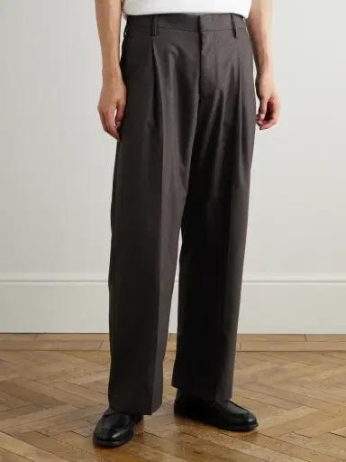 NN07 Kay Straight-Leg Pleated Woven Trousers - Men | Thumbnail 3
