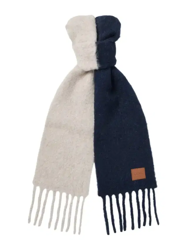 Logo-Appliquéd Fringed Two-Tone Alpaca and Wool-Blend Scarf - Men