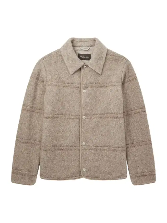 Alta Badia Striped Yak Wool Overshirt - Men