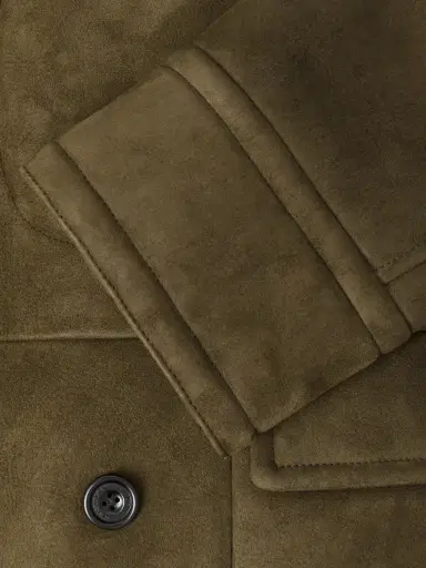 Ralph Lauren Purple Label Double-Breasted Shearling Jacket - Men | Thumbnail 6