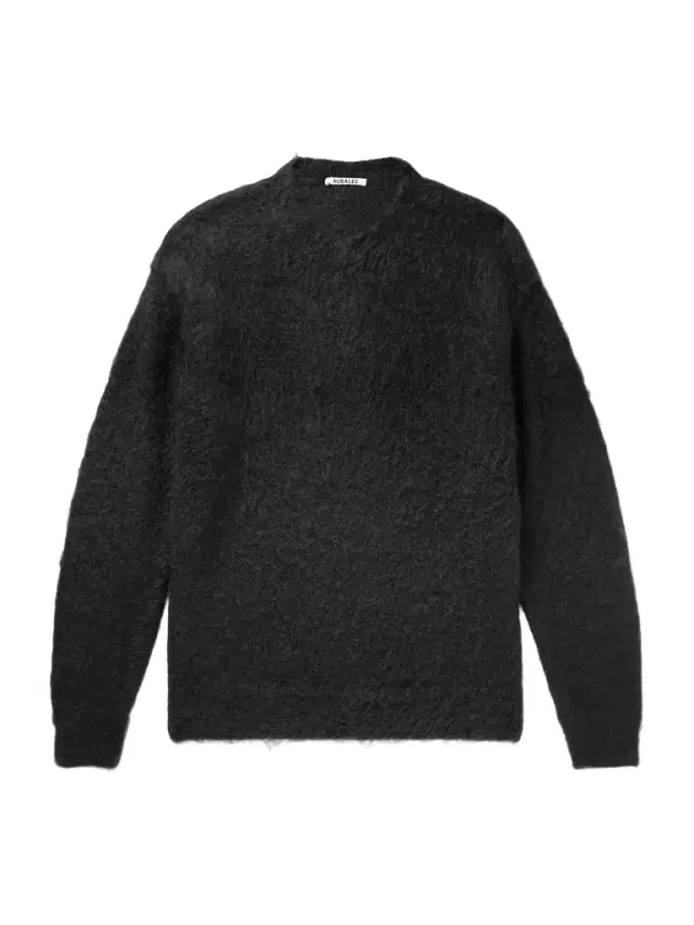 Brushed Mohair and Wool-Blend Sweater - Men