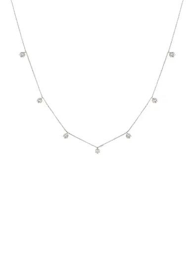 Wish Fine Jewelry 1.0ct Diamond 18K Gold By The Yard Necklace | Thumbnail 1 Wish Fine Jewelry 1.0ct Diamond 18K Gold By The Yard Necklace | Thumbnail 1