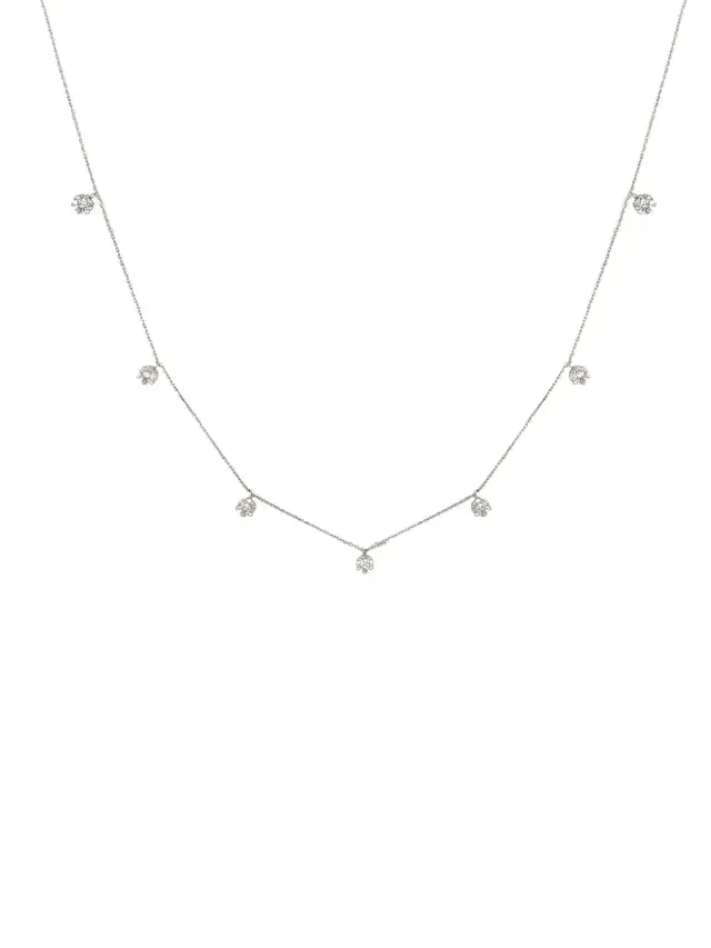 Wish Fine Jewelry 1.0ct Diamond 18K Gold By The Yard Necklace