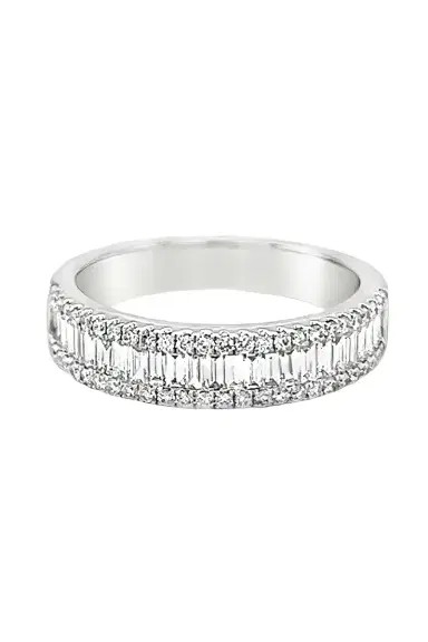 LISA NIK Diamond Channel Set Band Ring | Thumbnail 1