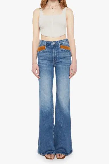 Mother The Pointy Pocket Doozy Heel Pant | Thumbnail 2