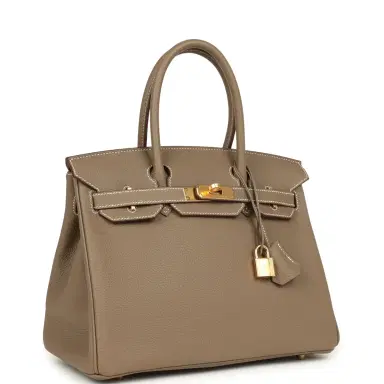 HERMÈS Hermes Birkin 30 Etoupe Togo Gold Hardware | Thumbnail 2 HERMÈS Hermes Birkin 30 Etoupe Togo Gold Hardware | Thumbnail 2