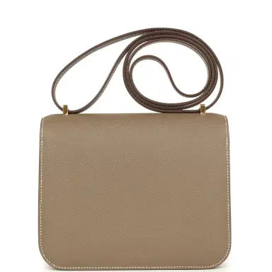 HERMÈS Hermes Constance 18 Etoupe Epsom Gold Hardware | Thumbnail 6