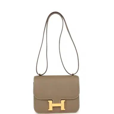 HERMÈS Hermes Constance 18 Etoupe Epsom Gold Hardware | Thumbnail 1