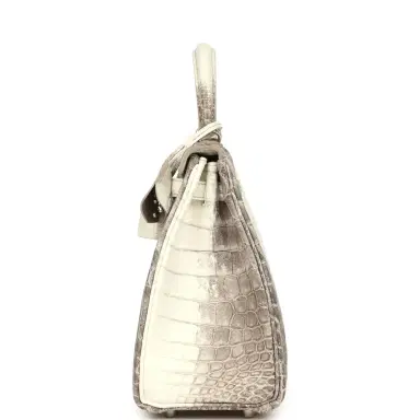 HERMÈS Hermes Kelly Retourne 25 Himalaya Niloticus Crocodile Palladium Hardware | Thumbnail 5 HERMÈS Hermes Kelly Retourne 25 Himalaya Niloticus Crocodile Palladium Hardware | Thumbnail 5