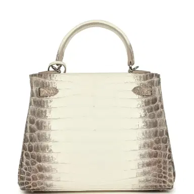 HERMÈS Hermes Kelly Retourne 25 Himalaya Niloticus Crocodile Palladium Hardware | Thumbnail 6 HERMÈS Hermes Kelly Retourne 25 Himalaya Niloticus Crocodile Palladium Hardware | Thumbnail 6