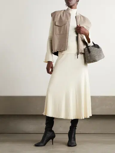 Proenza Schouler White Label Phyllis Striped Ribbed-knit Turtleneck Sweater | Thumbnail 2 Proenza Schouler White Label Phyllis Striped Ribbed-knit Turtleneck Sweater | Thumbnail 2