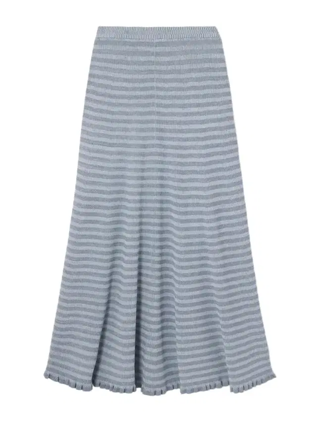 Stina Striped Knitted Midi Skirt