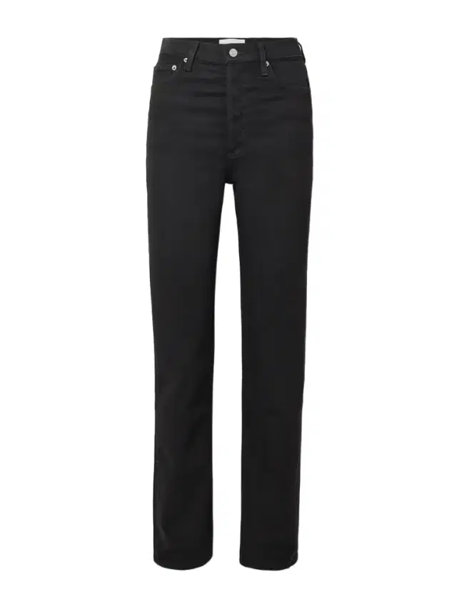 '90s Pinch Waist Long High-rise Straight-leg Jeans