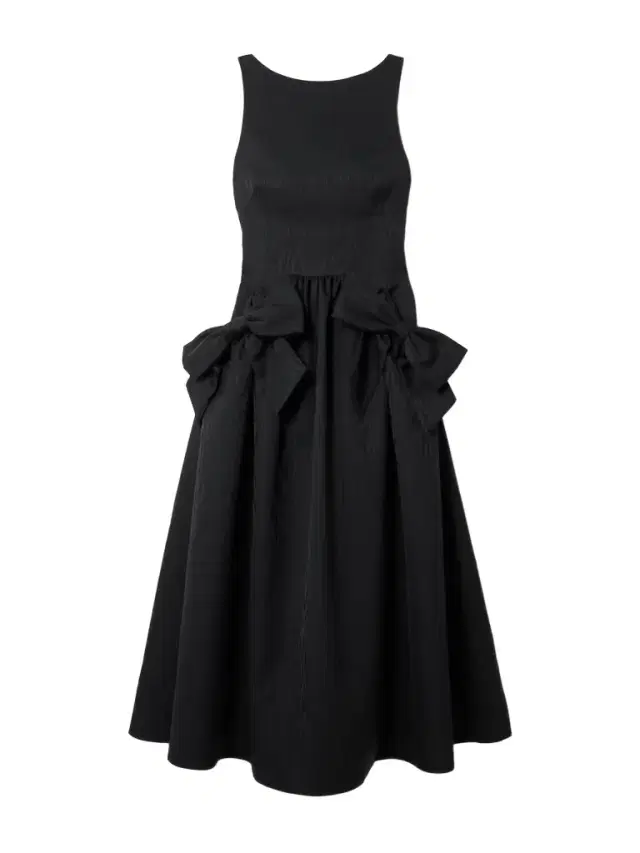 Rebecca Vallance Narcissa Bow-embellished Gathered Moire Midi Dress