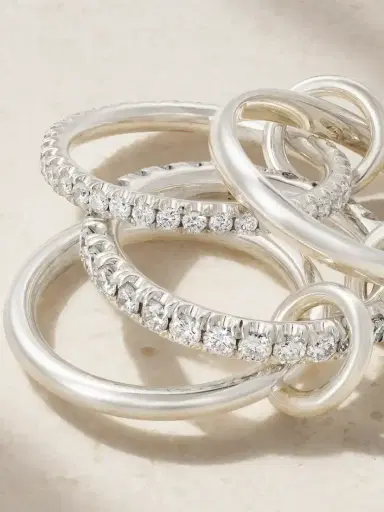Spinelli Kilcollin Halley Sterling Silver Diamond Ring | Thumbnail 4 Spinelli Kilcollin Halley Sterling Silver Diamond Ring | Thumbnail 4