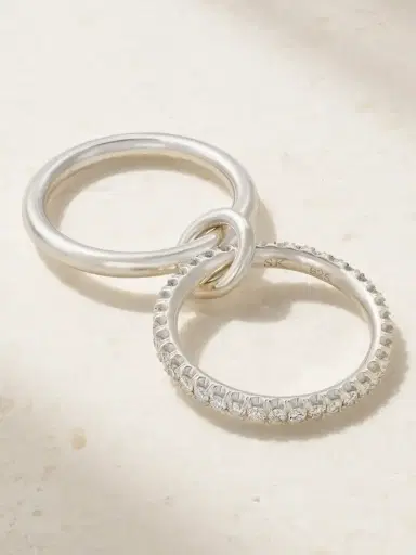 Spinelli Kilcollin Cara Sterling Silver Diamond Ring | Thumbnail 3 Spinelli Kilcollin Cara Sterling Silver Diamond Ring | Thumbnail 3