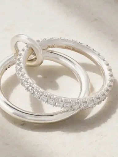 Spinelli Kilcollin Cara Sterling Silver Diamond Ring | Thumbnail 4 Spinelli Kilcollin Cara Sterling Silver Diamond Ring | Thumbnail 4