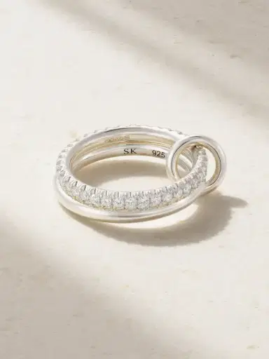Spinelli Kilcollin Cara Sterling Silver Diamond Ring | Thumbnail 1 Spinelli Kilcollin Cara Sterling Silver Diamond Ring | Thumbnail 1