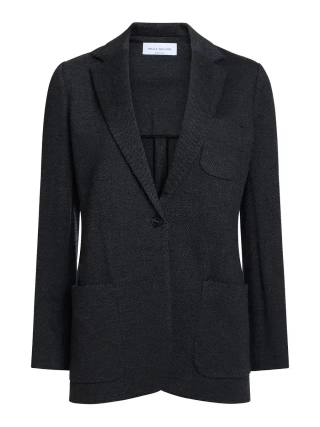 NELLS NELSON Geneve Knit Herringbone Jacket