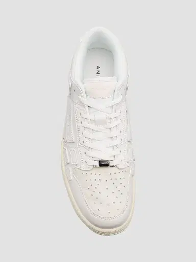 Amiri Men's Skel Leather Low-Top Sneakers - White | Thumbnail 4 Amiri Men's Skel Leather Low-Top Sneakers - White | Thumbnail 4