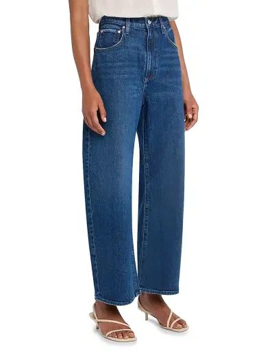 PAIGE Women's Arellia High-Rise Barrel-Leg Ankle Jeans | Thumbnail 3