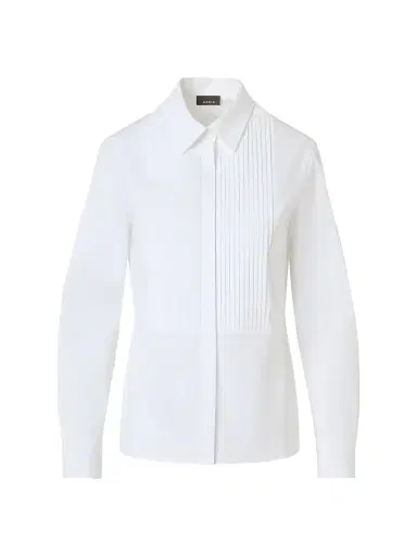 Akris Women's Pintuck Pleated Cotton Shirt | Thumbnail 1 Akris Women's Pintuck Pleated Cotton Shirt | Thumbnail 1