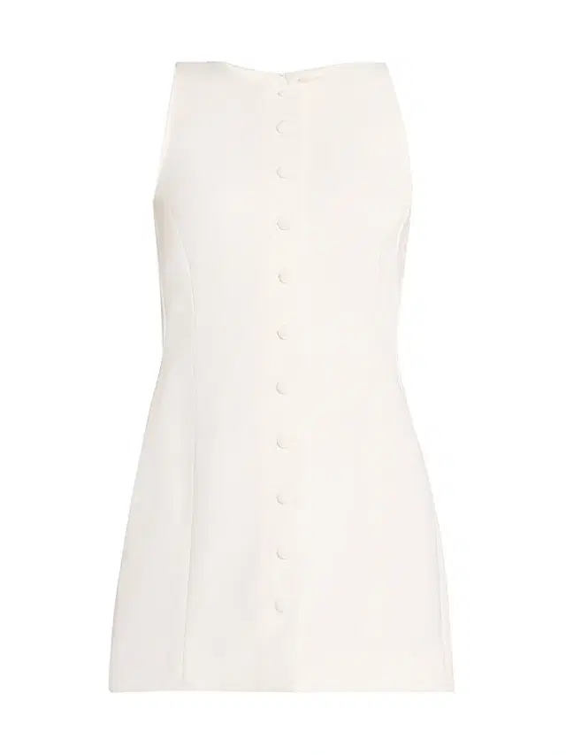 Faithfull the Brand Women's Eveline Shift Minidress - White