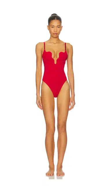 Fleur du Mal Le Stretch Micro Seduce U-plunge Bodysuit | Thumbnail 2