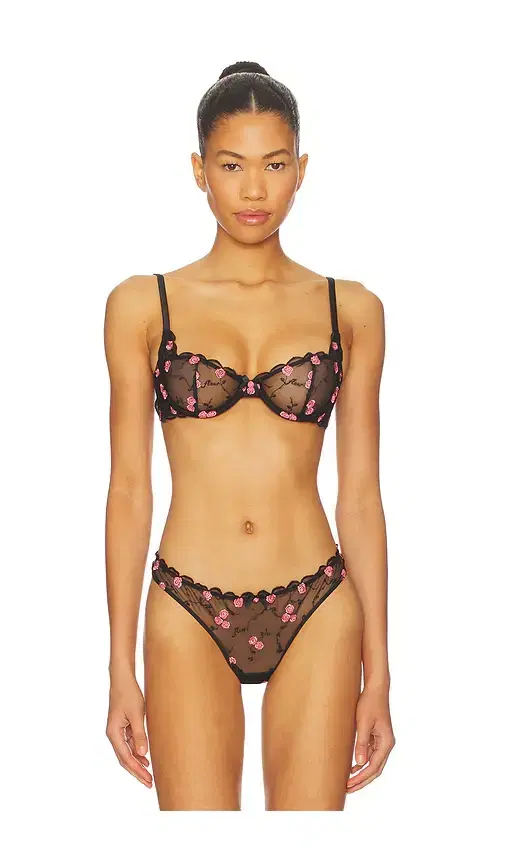 Rose And Vine Embroidery Balconette