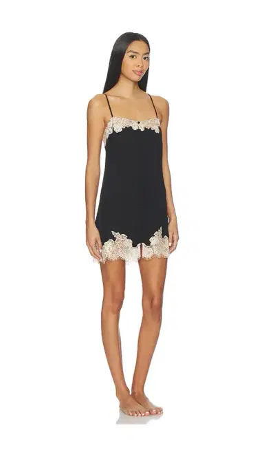 Fleur du Mal Juliet Lace Button Slip | Thumbnail 2 Fleur du Mal Juliet Lace Button Slip | Thumbnail 2