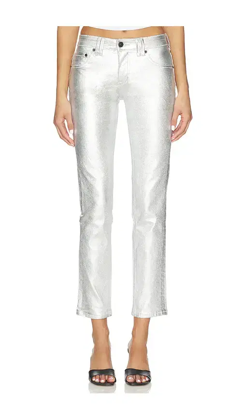 Free People x We The Free Oracle Metallic Pant In Divine