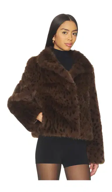 Generation Love Lexy Leopard Faux Fur Jacket | Thumbnail 2