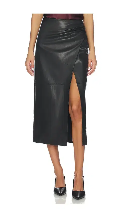 CAMI NYC Lorena Faux Leather Skirt