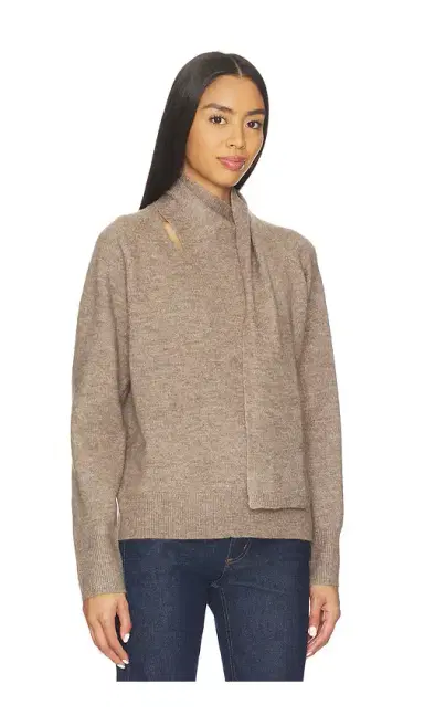Line & Dot Billie Scarf Sweater | Thumbnail 2