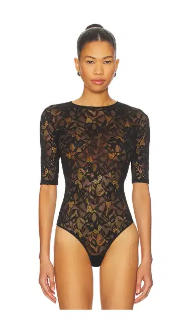 Kiki de Montparnasse Sophie Stretch Lace Bodysuit | Thumbnail 2