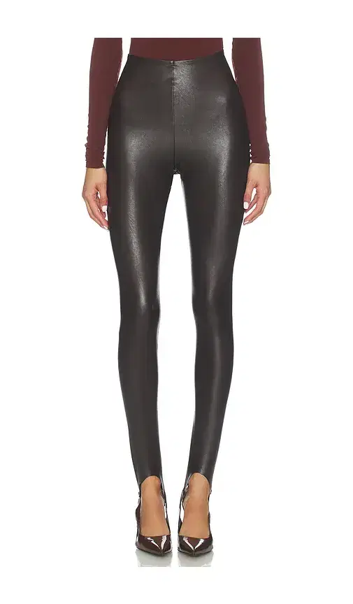 Commando Faux Leather Stirrup Legging