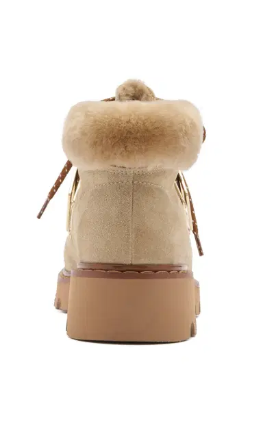 Roger Vivier Viv Rangers Truck Shearling Booties | Thumbnail 4