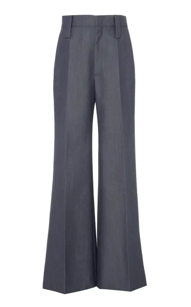 Prada Mohair-Blend Wide-Leg Pants