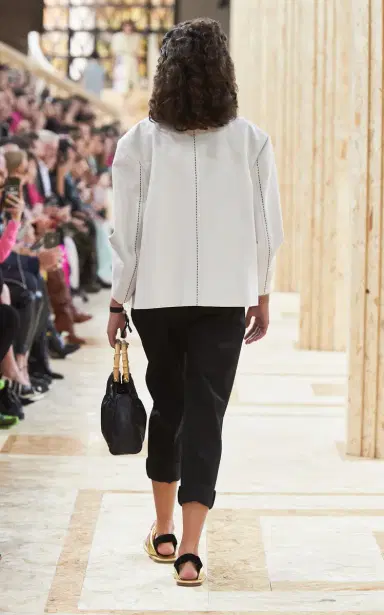 Miu Miu Embroidered Puffed-Sleeve Cady Jacket | Thumbnail 3