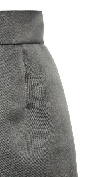 Miu Miu High-Rise Silk Satin Midi Skirt | Thumbnail 5 Miu Miu High-Rise Silk Satin Midi Skirt | Thumbnail 5