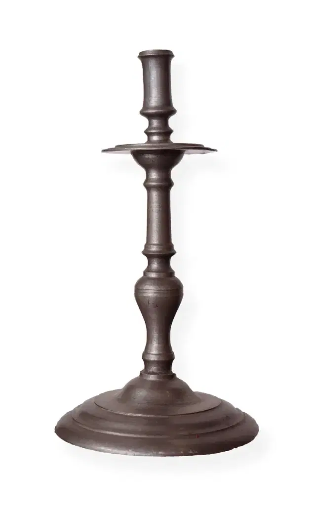 Pewter Candle Holder - Bronze