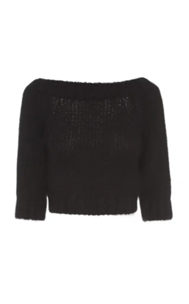 Prada Cropped Cashmere Sweater